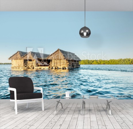 Image de Typical  Boathouses  in Lamu town by Lamu Island in Kenya Afric